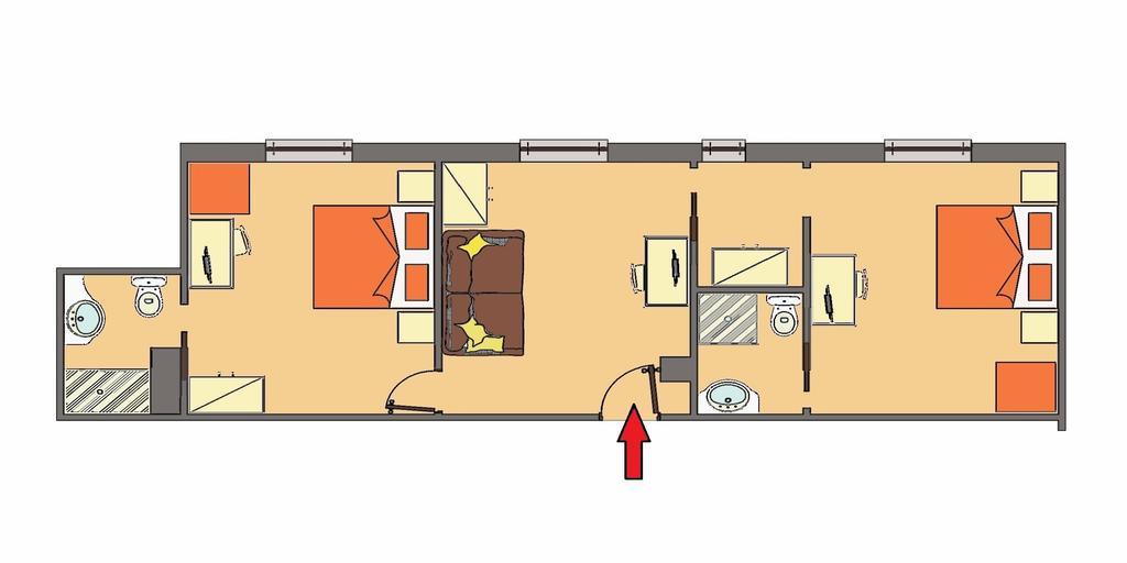 Suite con 2 Camere da Letto
